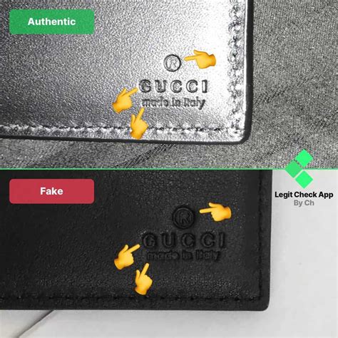 gucci real vs fake wallet|how to authenticate Gucci wallet.